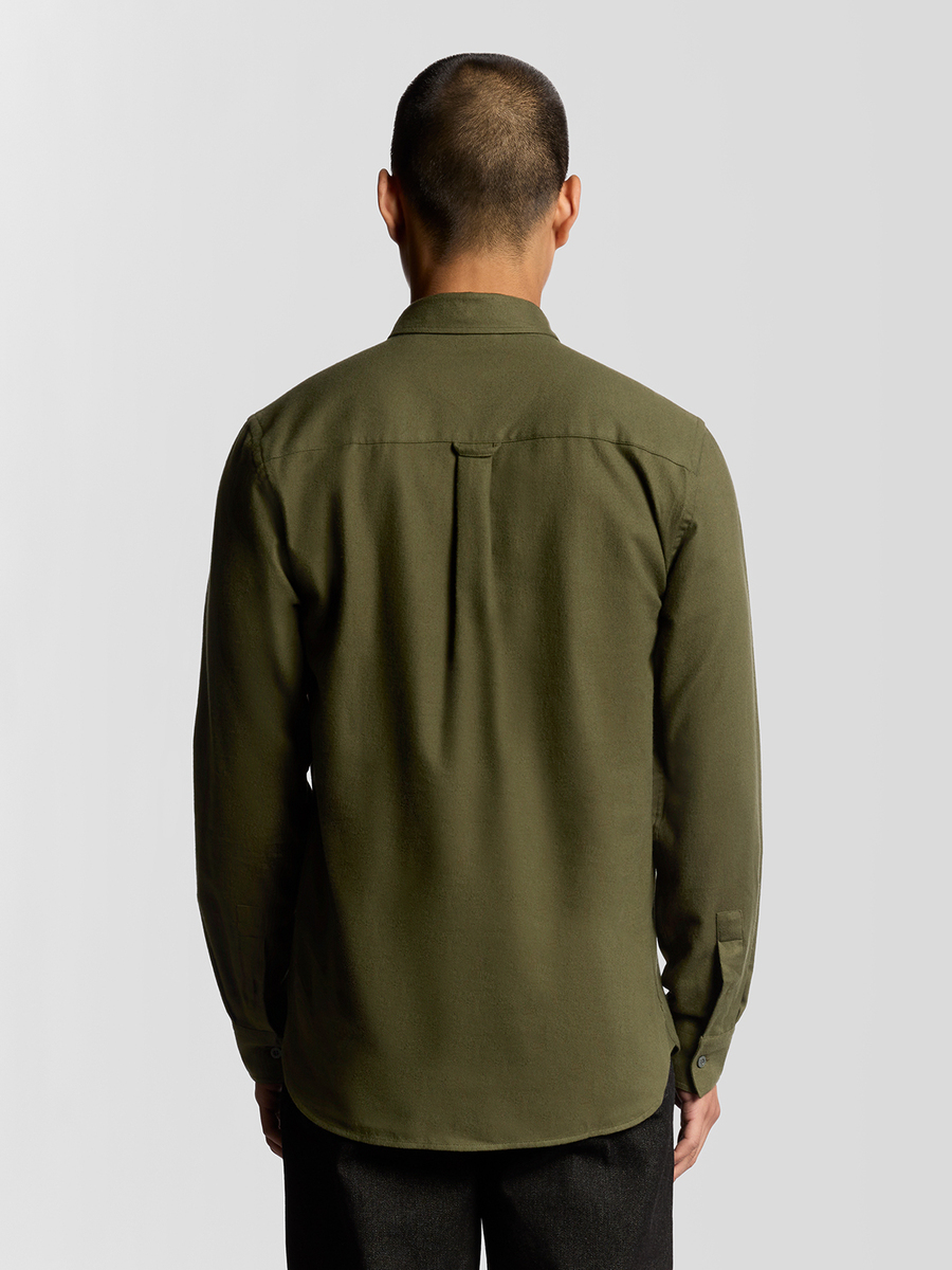 Hemd van het merk Lyle & Scott in het Kaki