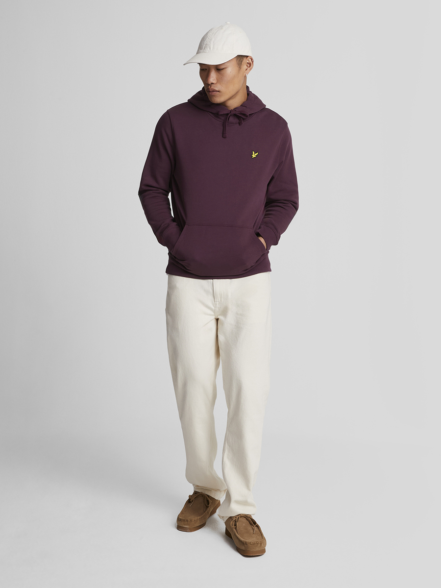 Sweater van het merk Lyle & Scott in het Bordeaux