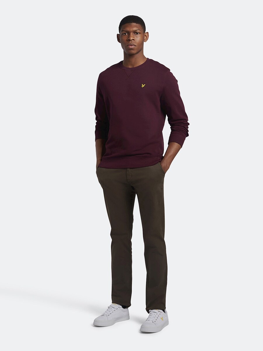 Sweater van het merk Lyle & Scott in het Bordeaux