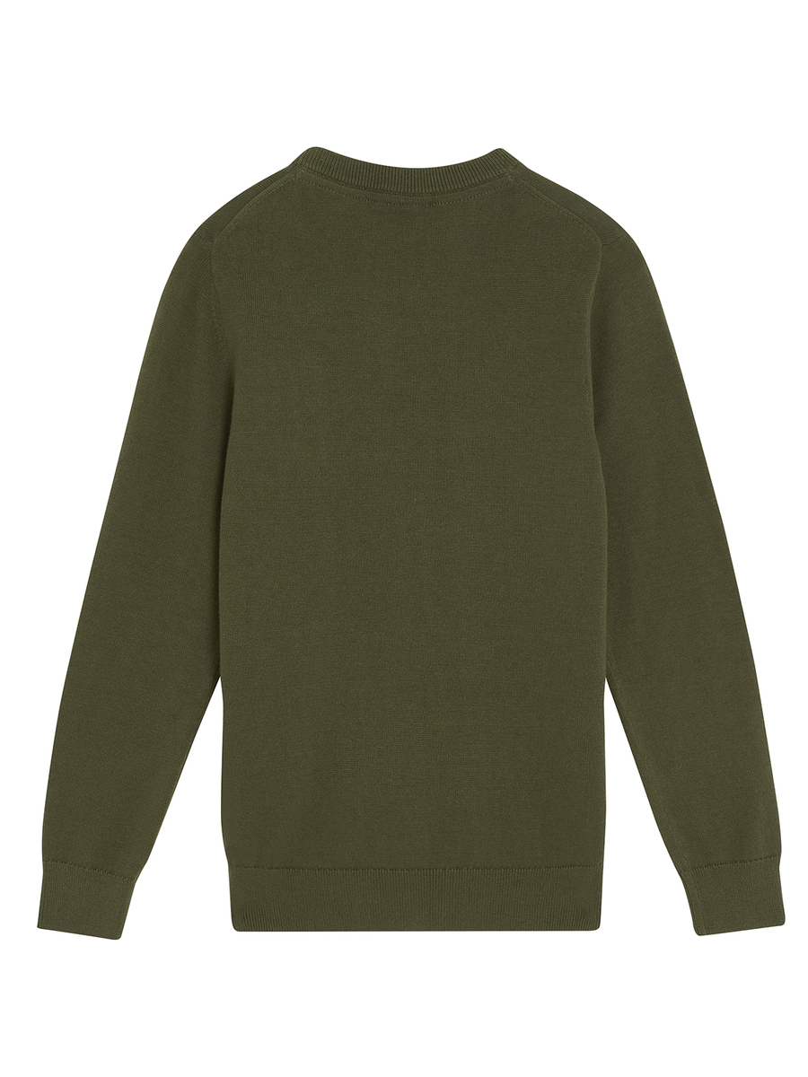 Pull van het merk Lyle & Scott in het Kaki