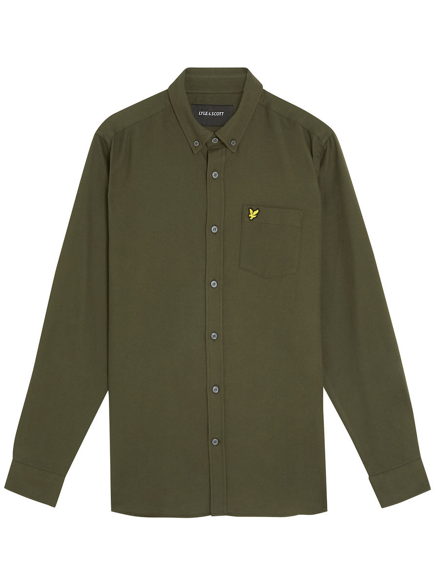 Hemd van het merk Lyle & Scott in het Kaki