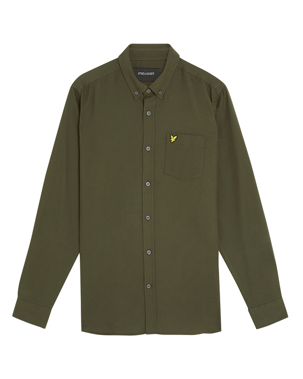 Hemd van het merk Lyle & Scott in het Kaki