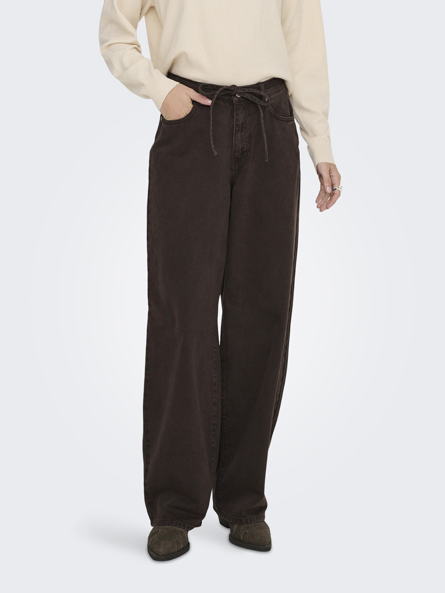 Broek van het merk Only in het Bruin