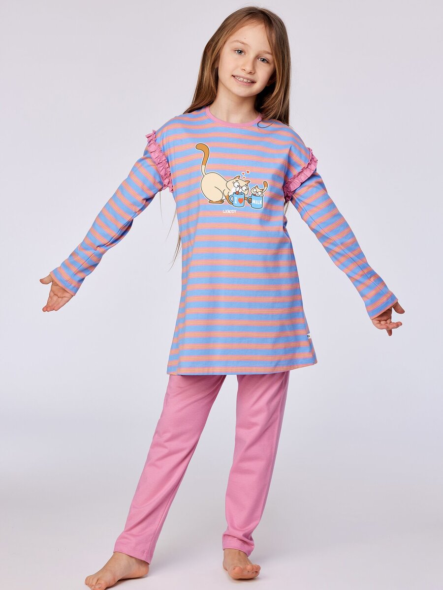 Pyjama van het merk Woody in het Ecru