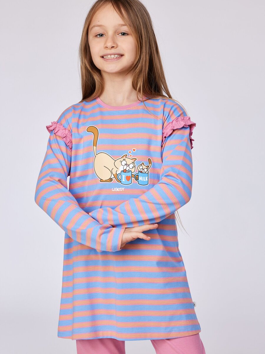 Pyjama van het merk Woody in het Ecru