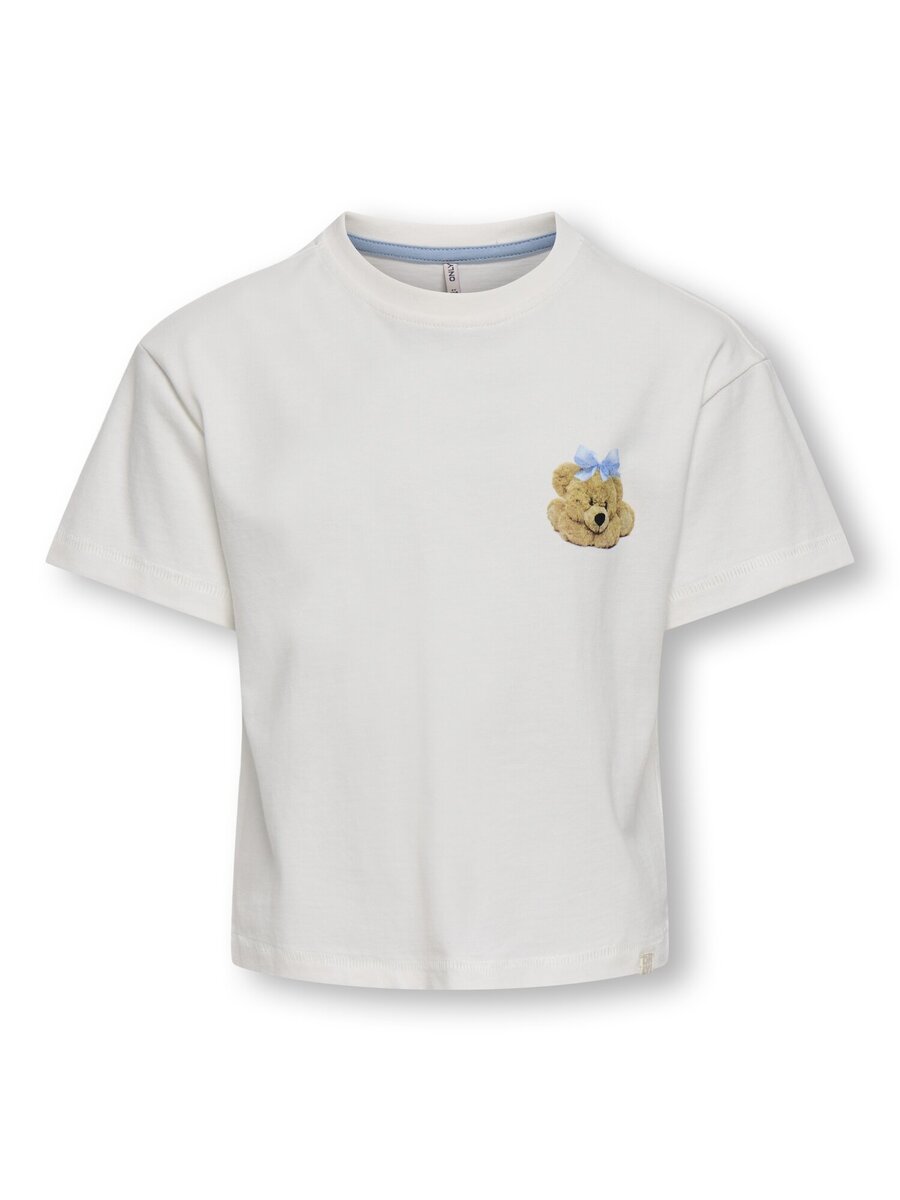 T-shirt van het merk Kids Only in het Ecru