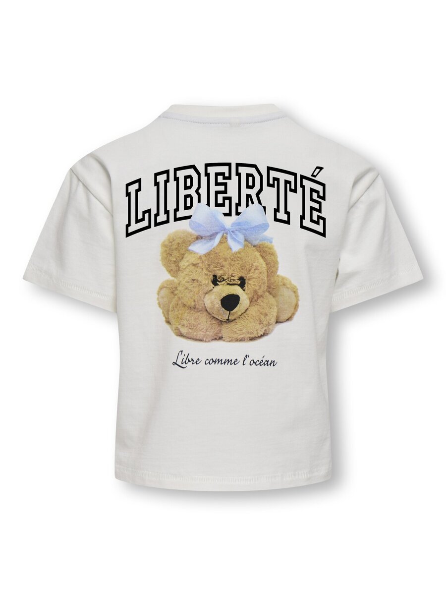 T-shirt van het merk Kids Only in het Ecru
