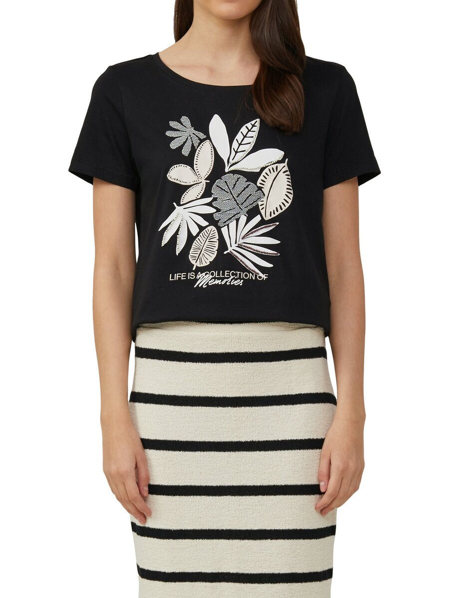 T-shirt van het merk S.oliver Casual in het Zwart
