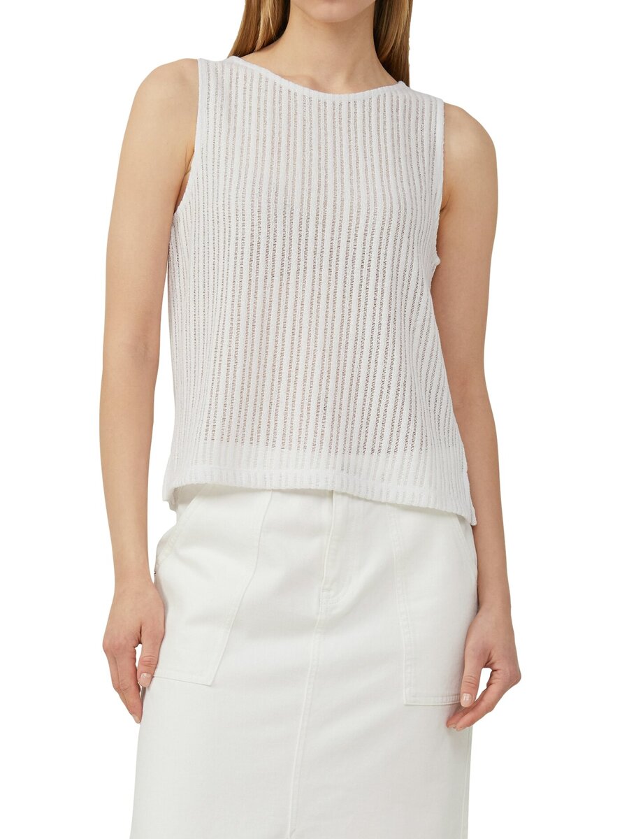 Top van het merk S.oliver Casual in het Wit