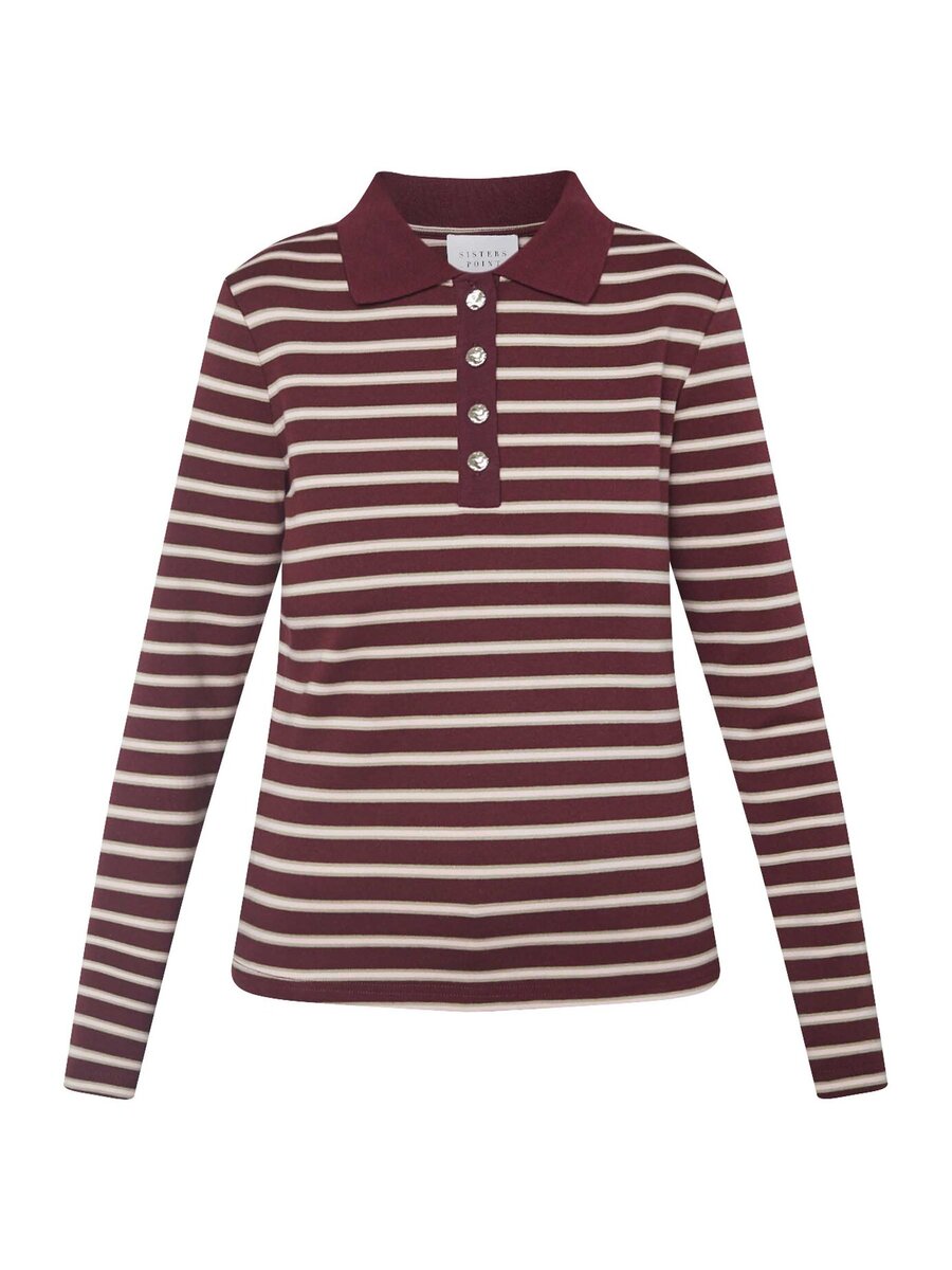Pull van het merk Sisters Point in het Bordeaux Pull van het merk Sisters Point in het Bordeaux