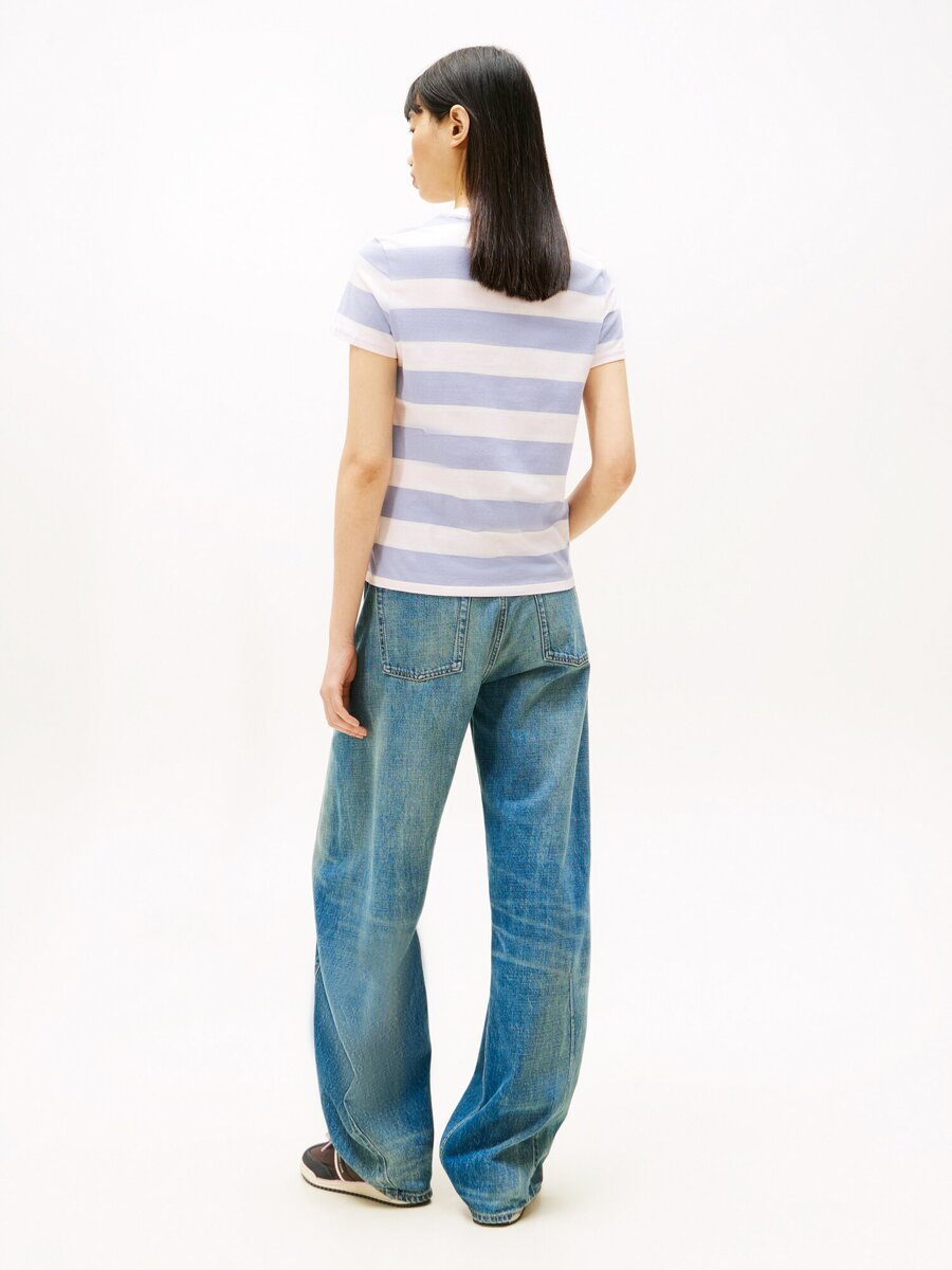 T-shirt van het merk Tommy Jeans in het Blauw