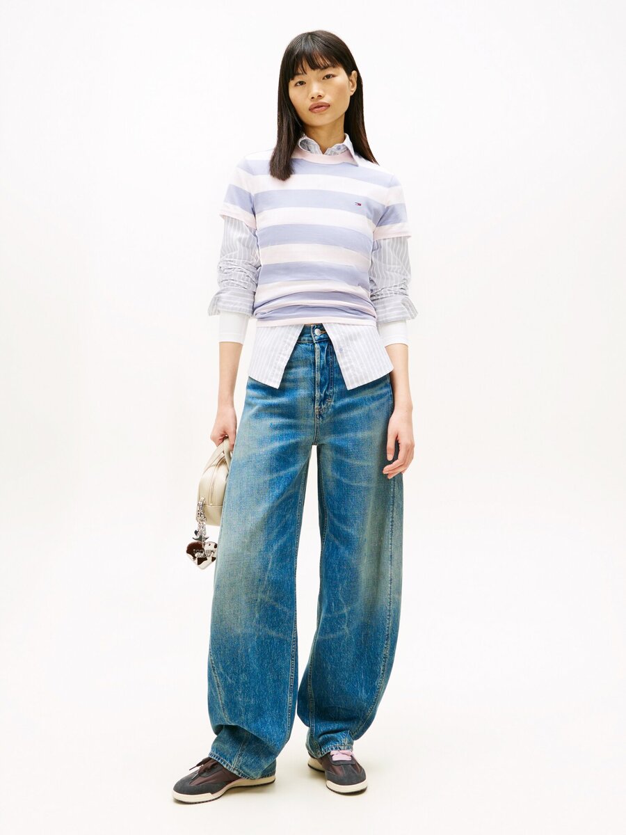 T-shirt van het merk Tommy Jeans in het Blauw