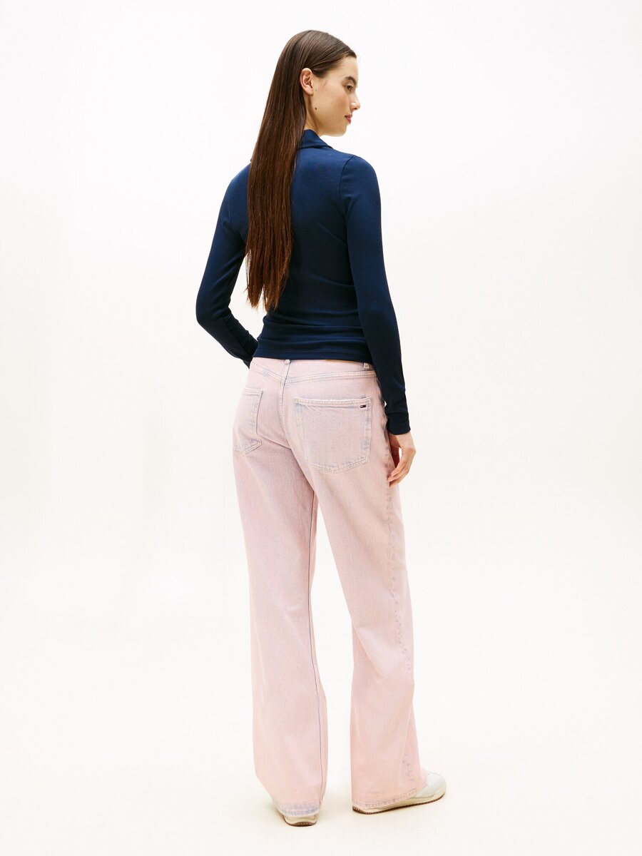 Polo van het merk Tommy Jeans in het Marine