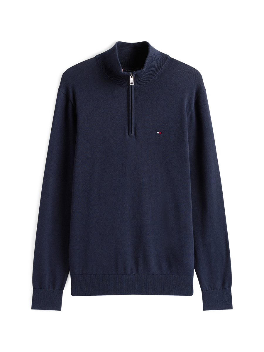 Pull van het merk Tommy Hilfiger in het Marine