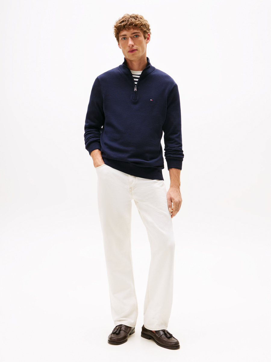 Pull van het merk Tommy Hilfiger in het Marine