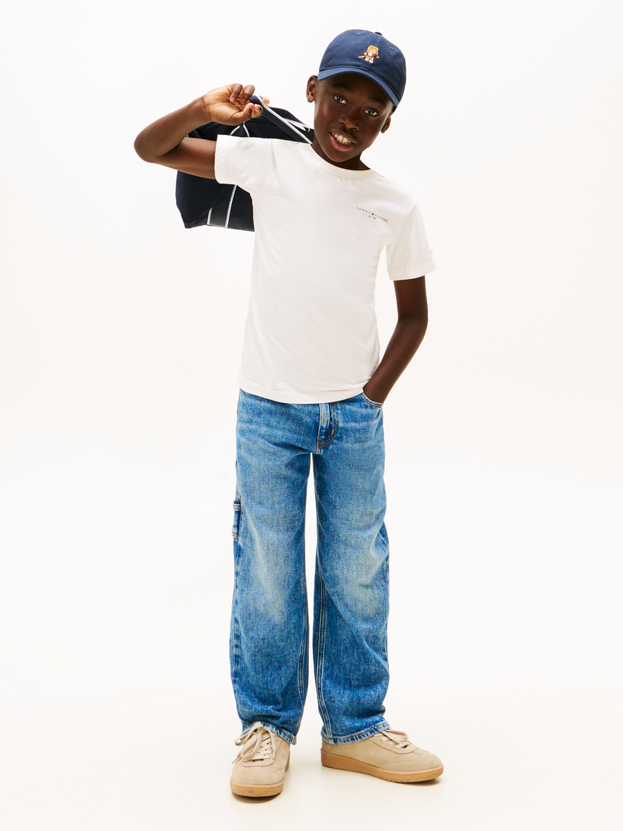 T-shirt van het merk Tommy Jeans in het Wit