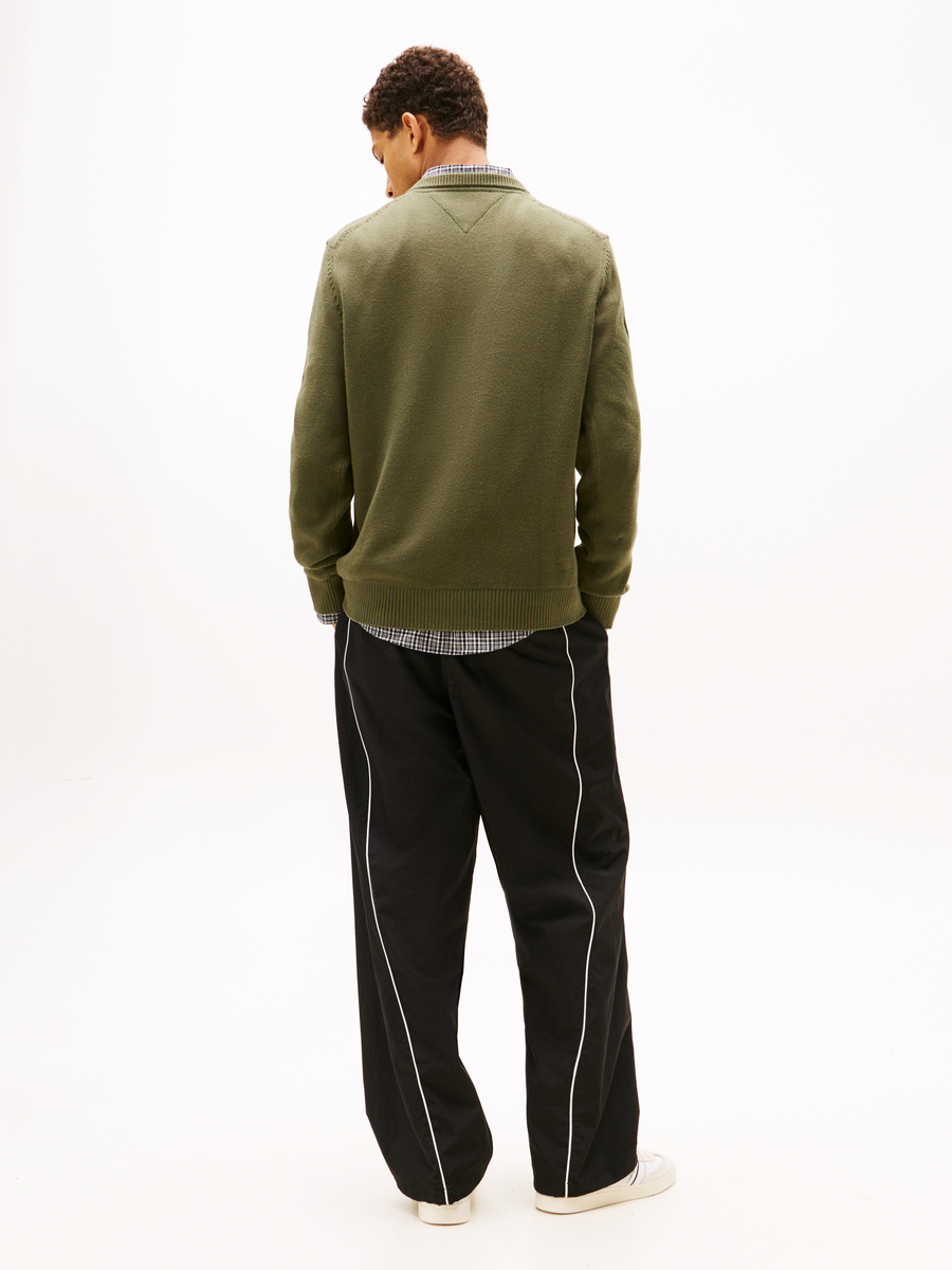 Pull van het merk Tommy Jeans in het Kaki