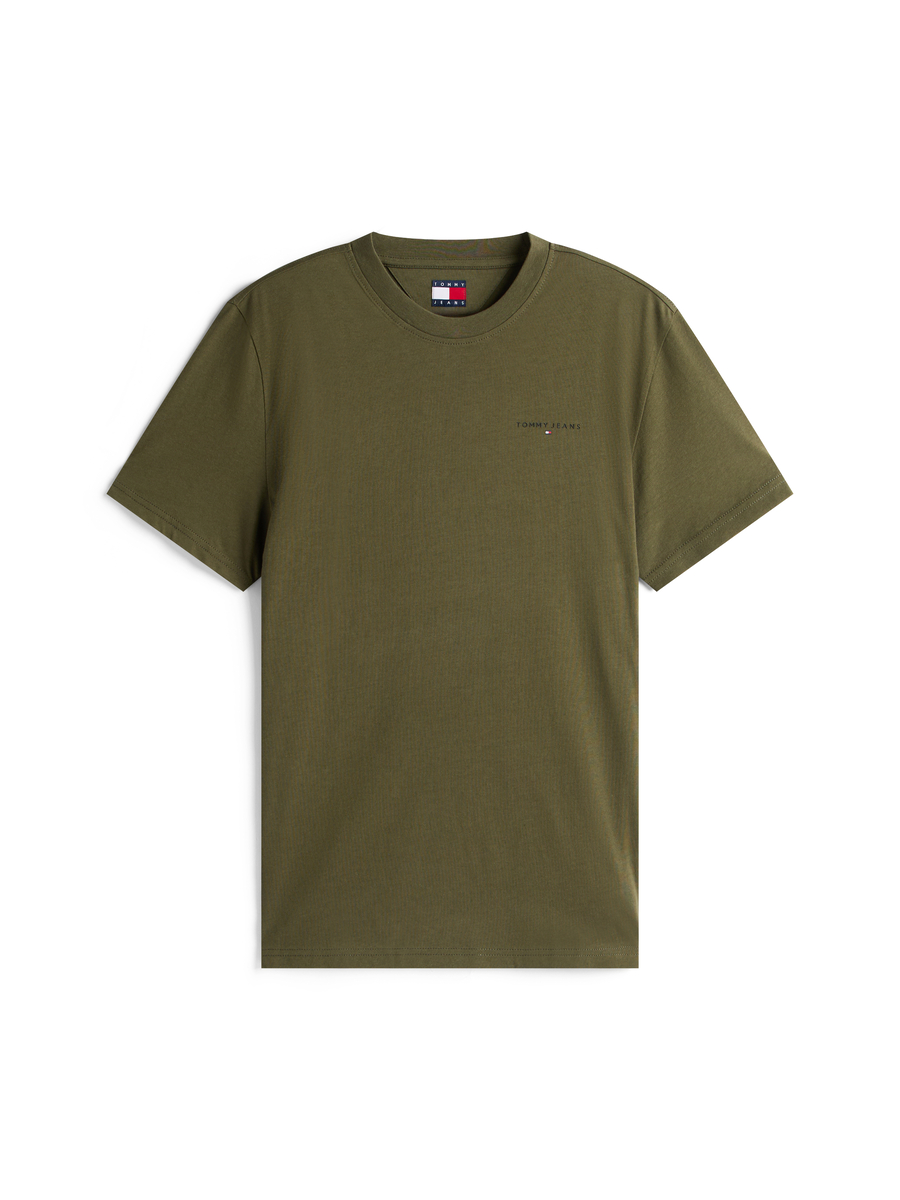 T-shirt van het merk Tommy Jeans in het Kaki