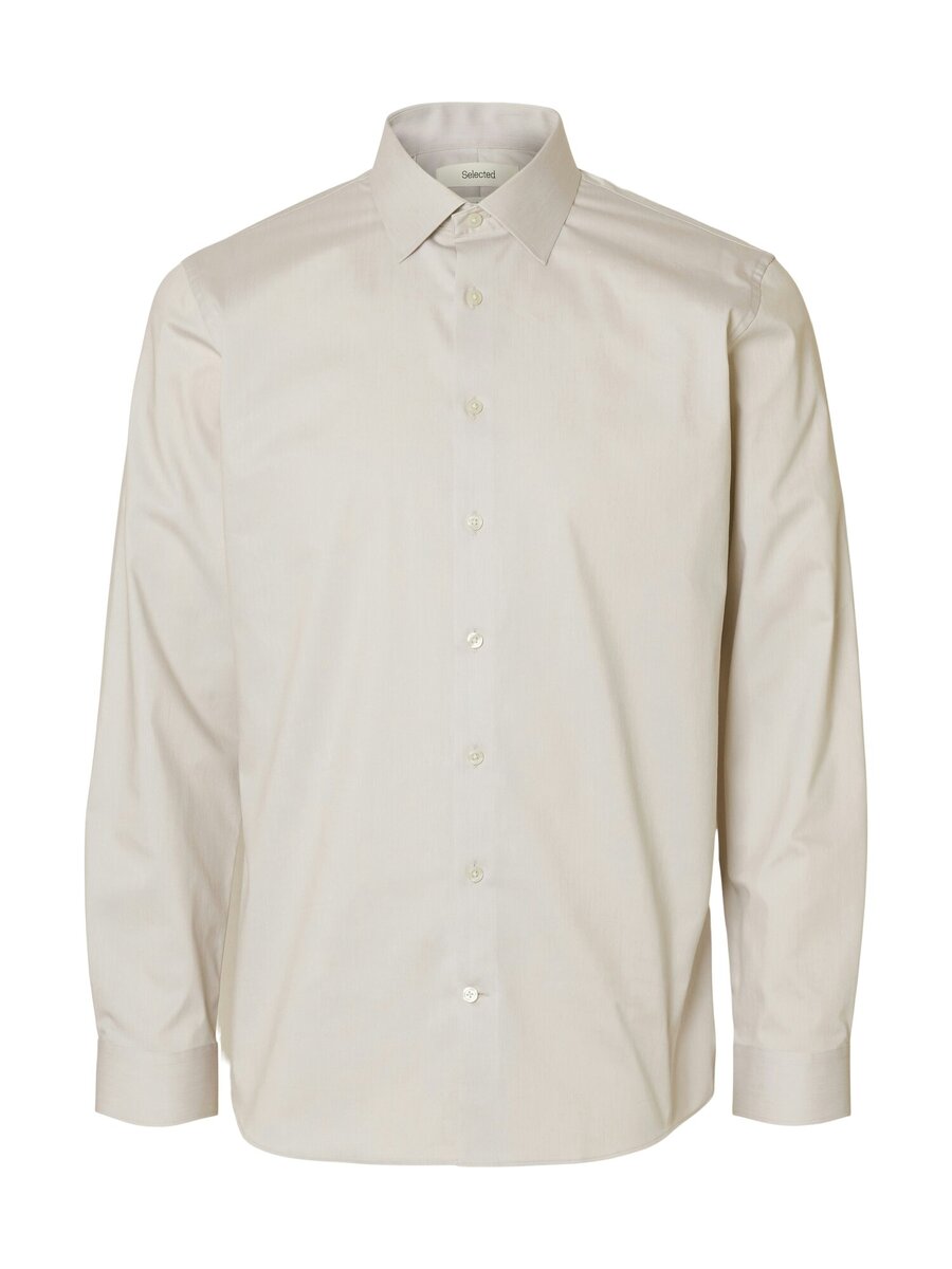 Hemd van het merk Selected in het Beige Hemd van het merk Selected in het Beige