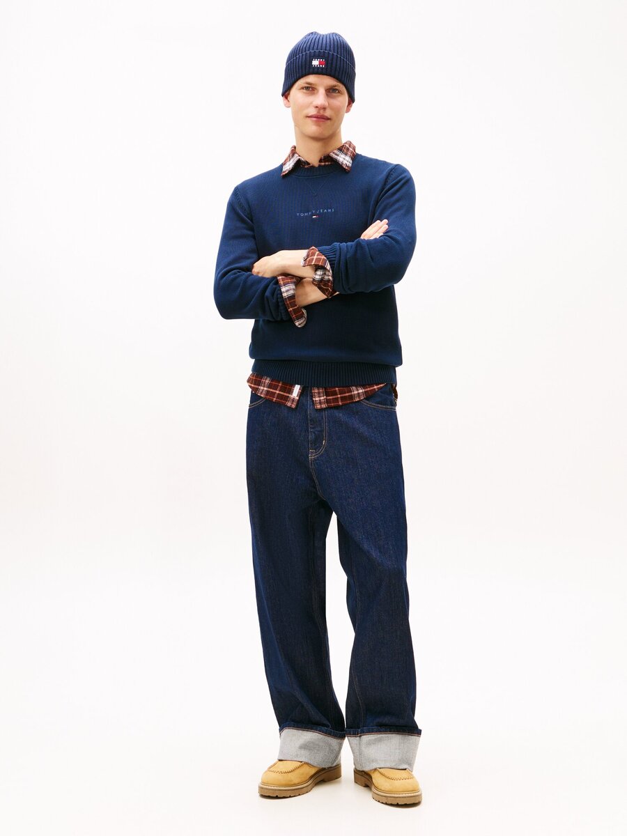 Pull van het merk Tommy Jeans in het Marine