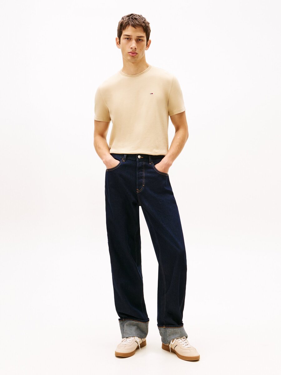 T-shirt van het merk Tommy Jeans in het Beige