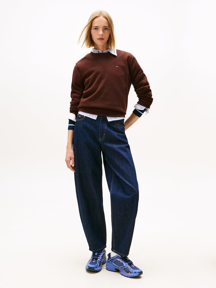 Pull van het merk Tommy Jeans in het Bordeaux
