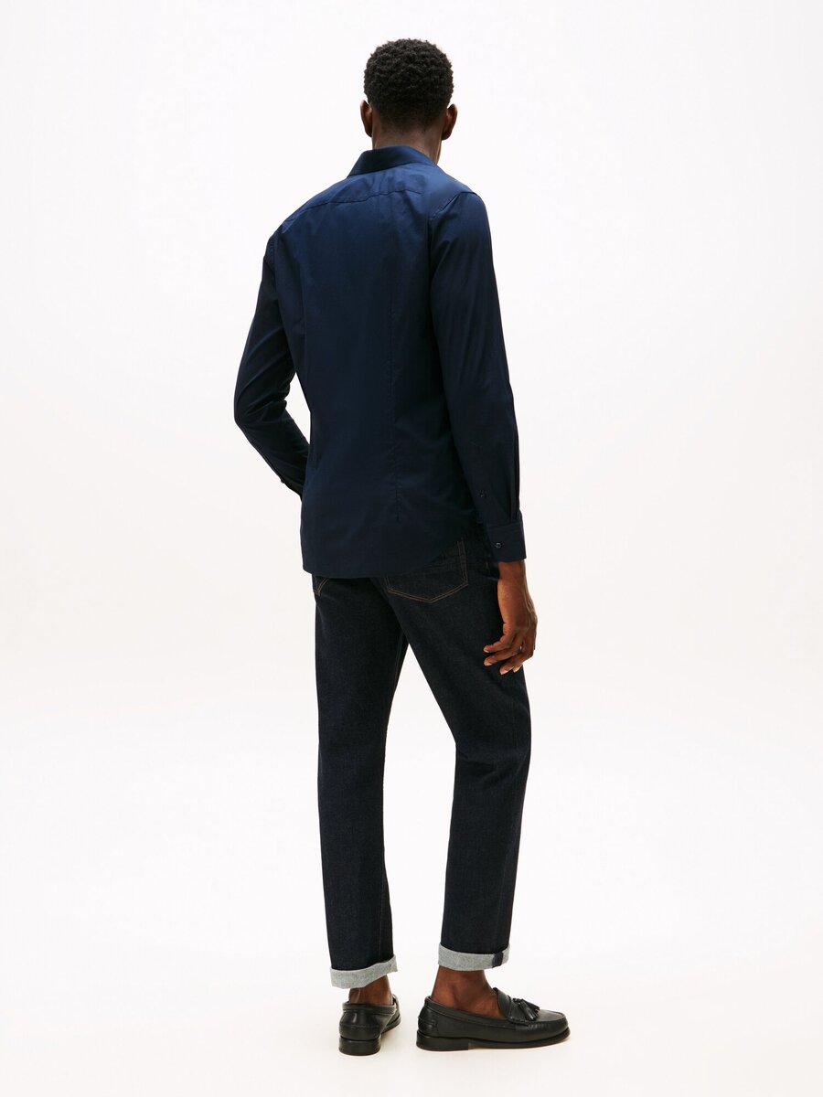 Hemd van het merk Tommy Hilfiger in het Marine