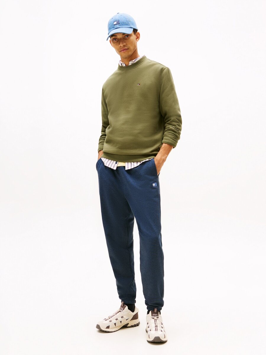 Sweater van het merk Tommy Jeans in het Kaki