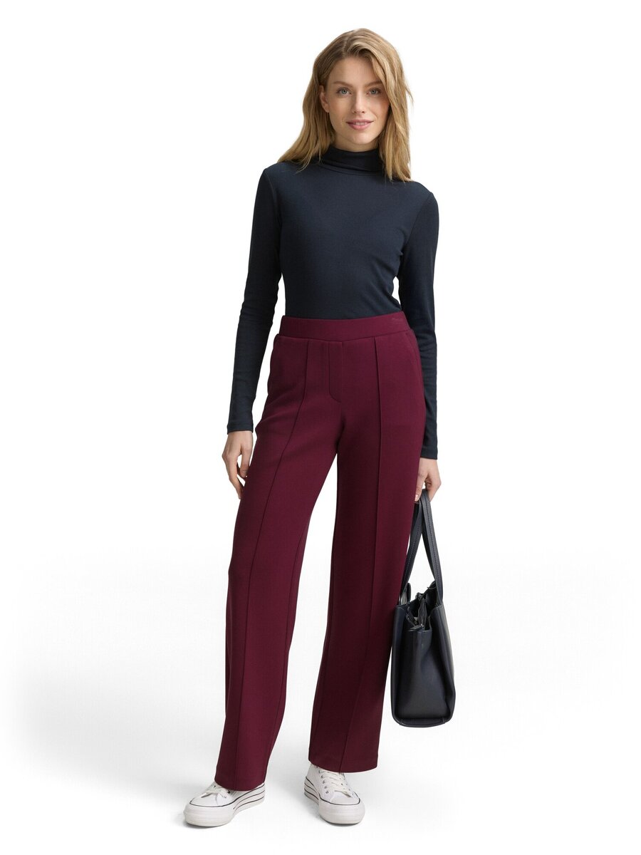 Broek van het merk Tom Tailor in het Bordeaux