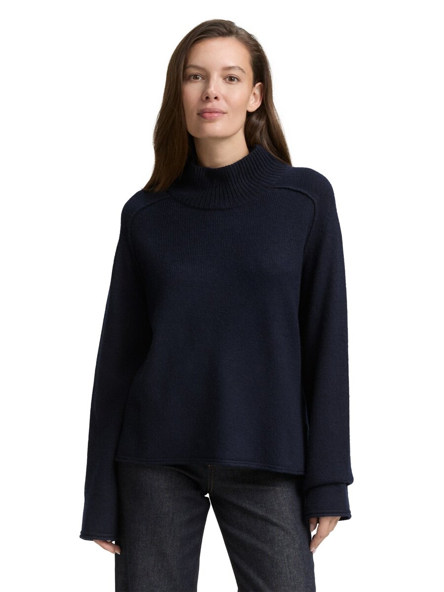 Pull van het merk Tom Tailor in het Marine