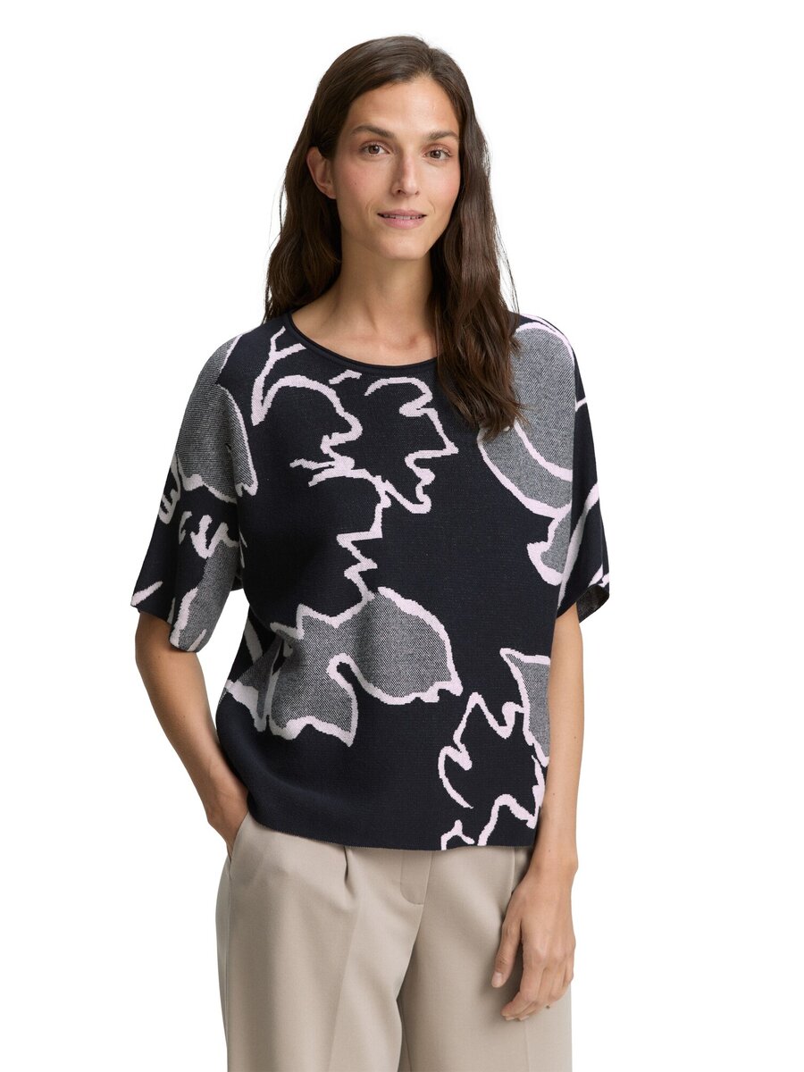Pull van het merk Tom Tailor in het Marine