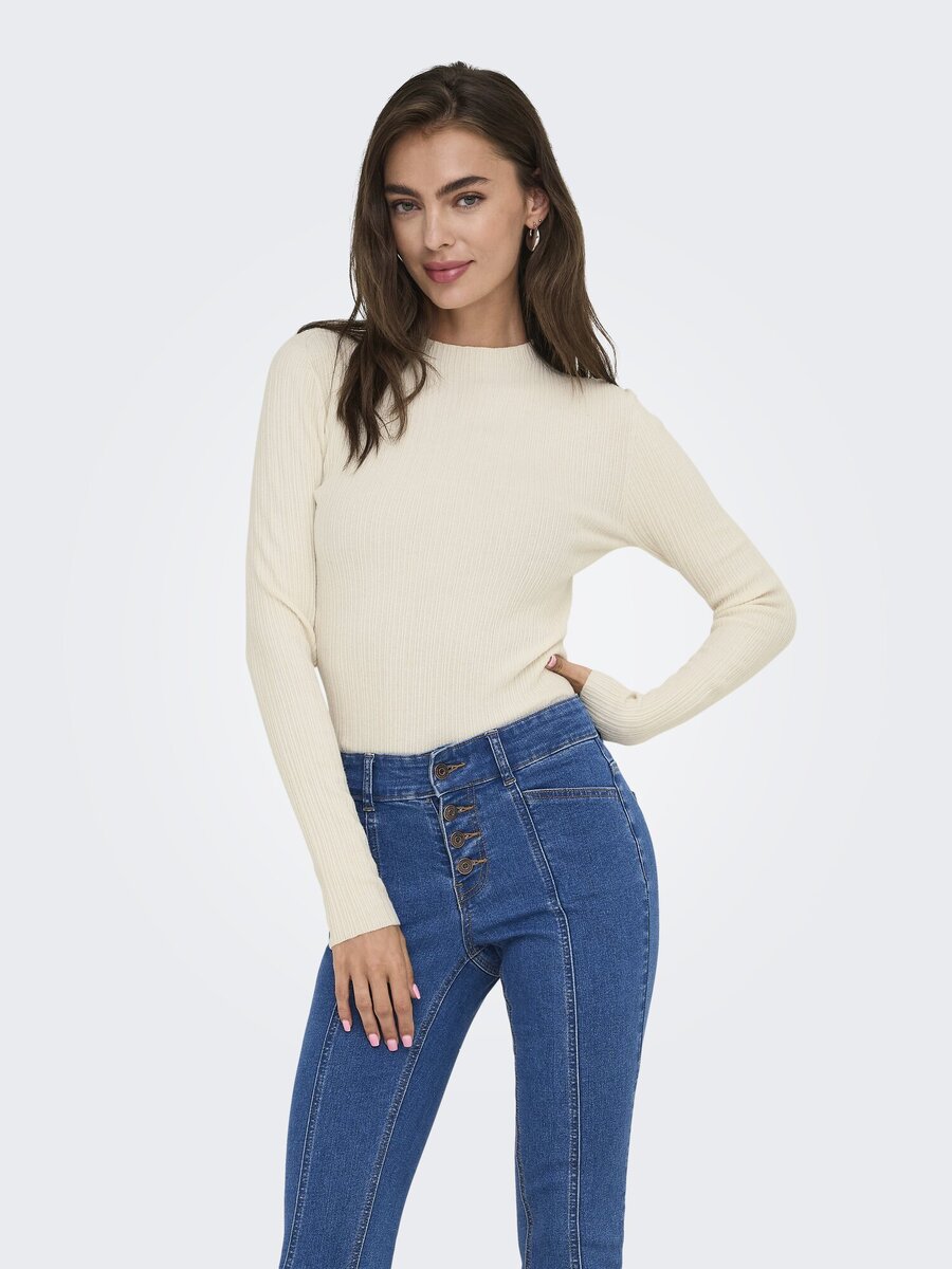 Pull van het merk Only in het Beige