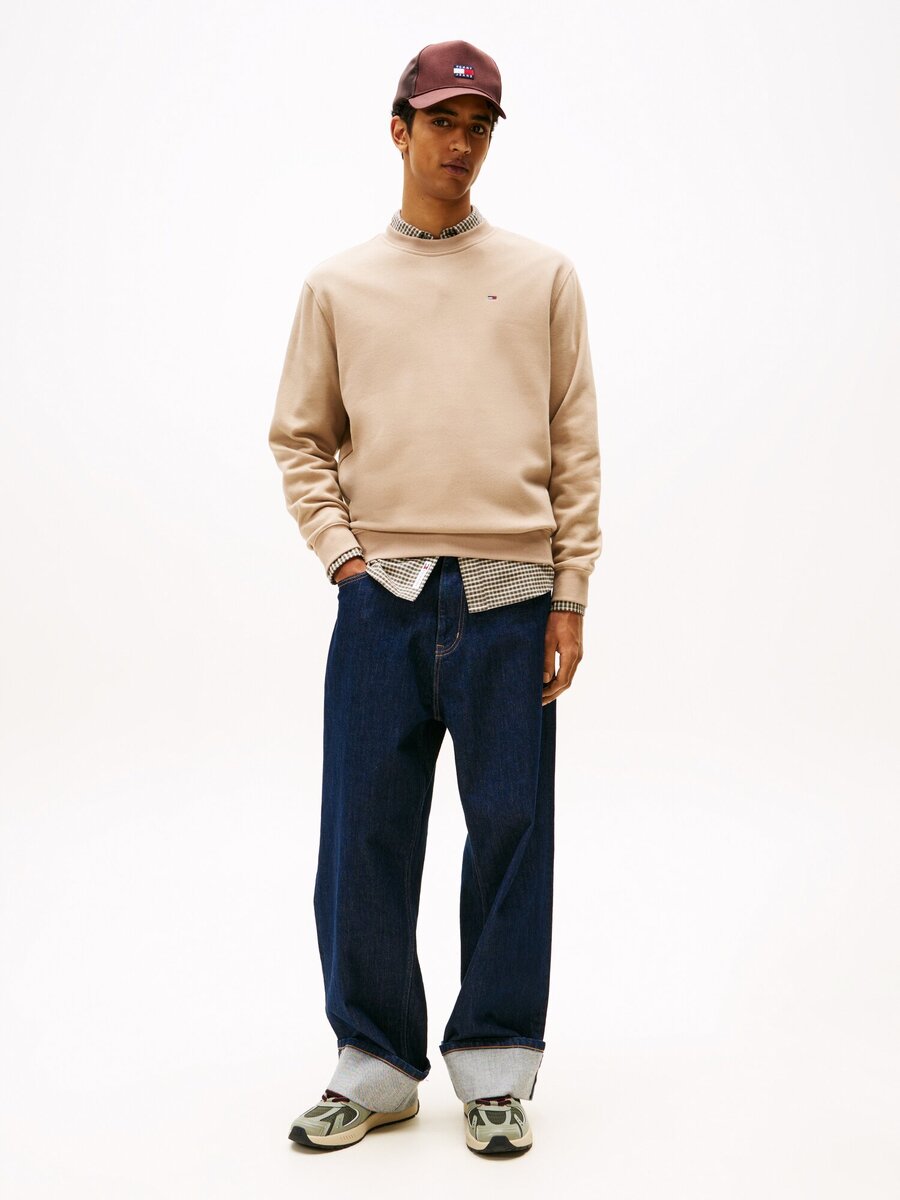 Sweater van het merk Tommy Jeans in het Beige