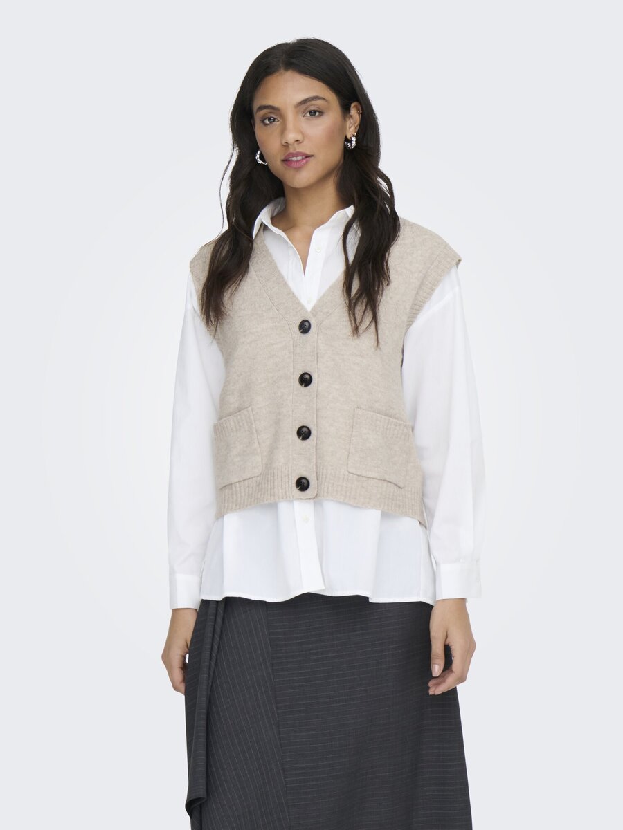 Cardigan van het merk Jdy in het Beige