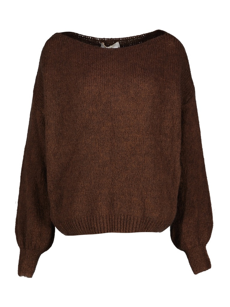 Pull van het merk Amelie&amelie in het Bruin Pull van het merk Amelie&amelie in het Bruin