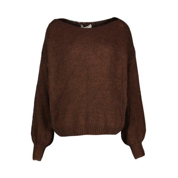 Pull van het merk Amelie&amelie in het Bruin Pull van het merk Amelie&amelie in het Bruin
