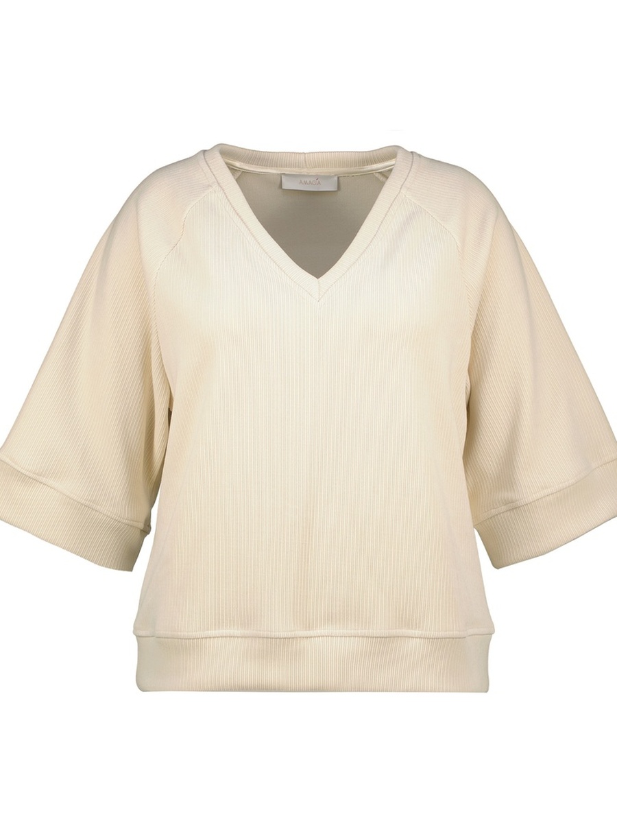 T-shirt van het merk Amagia in het Beige