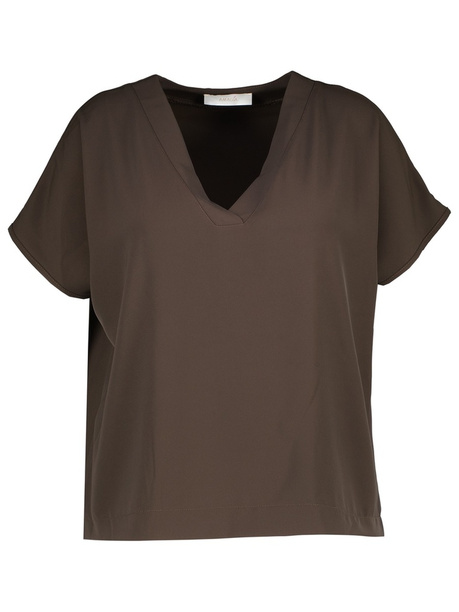 T-shirt van het merk Amagia in het Bruin