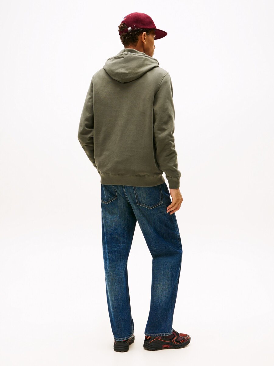 Sweater van het merk Tommy Jeans in het Kaki