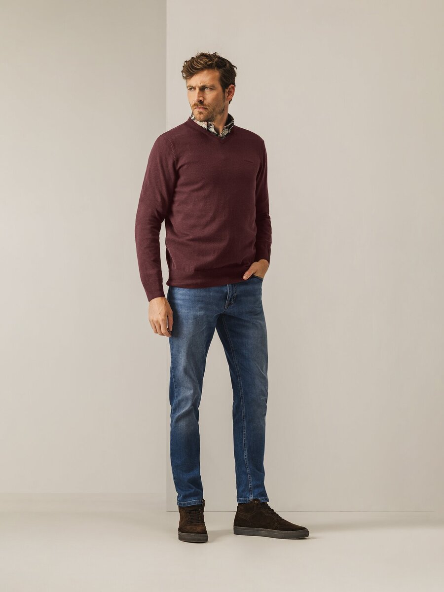 Pull van het merk State Of Art in het Bordeaux