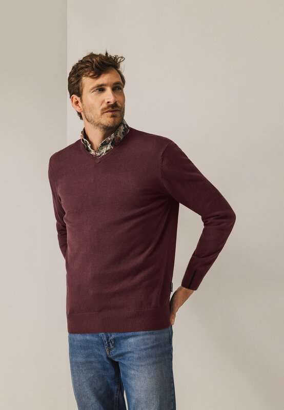 Pull van het merk State Of Art in het Bordeaux