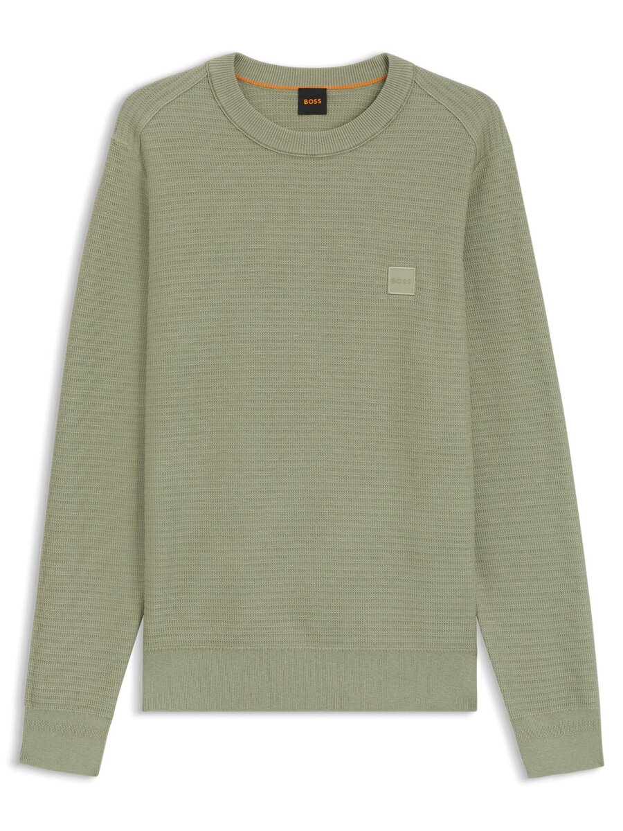 Pull van het merk Hugo Boss in het Groen