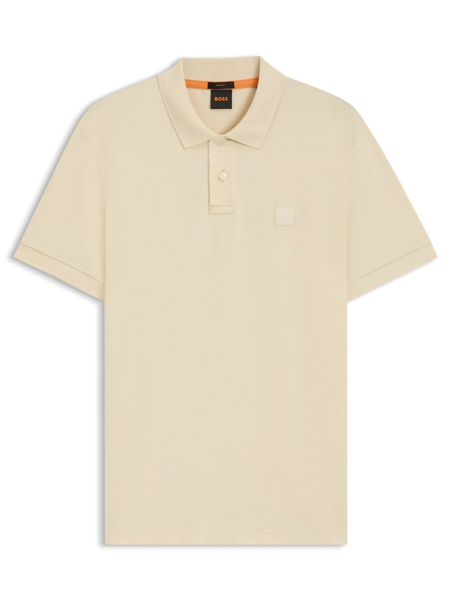 Polo van het merk Hugo Boss in het Geel