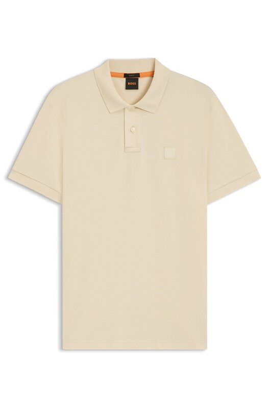 Polo van het merk Hugo Boss in het Geel
