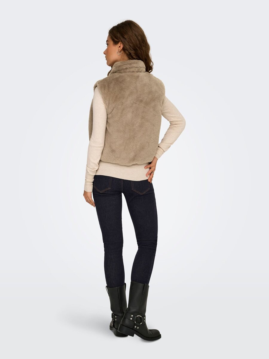 Gilet van het merk Only in het Zilver
