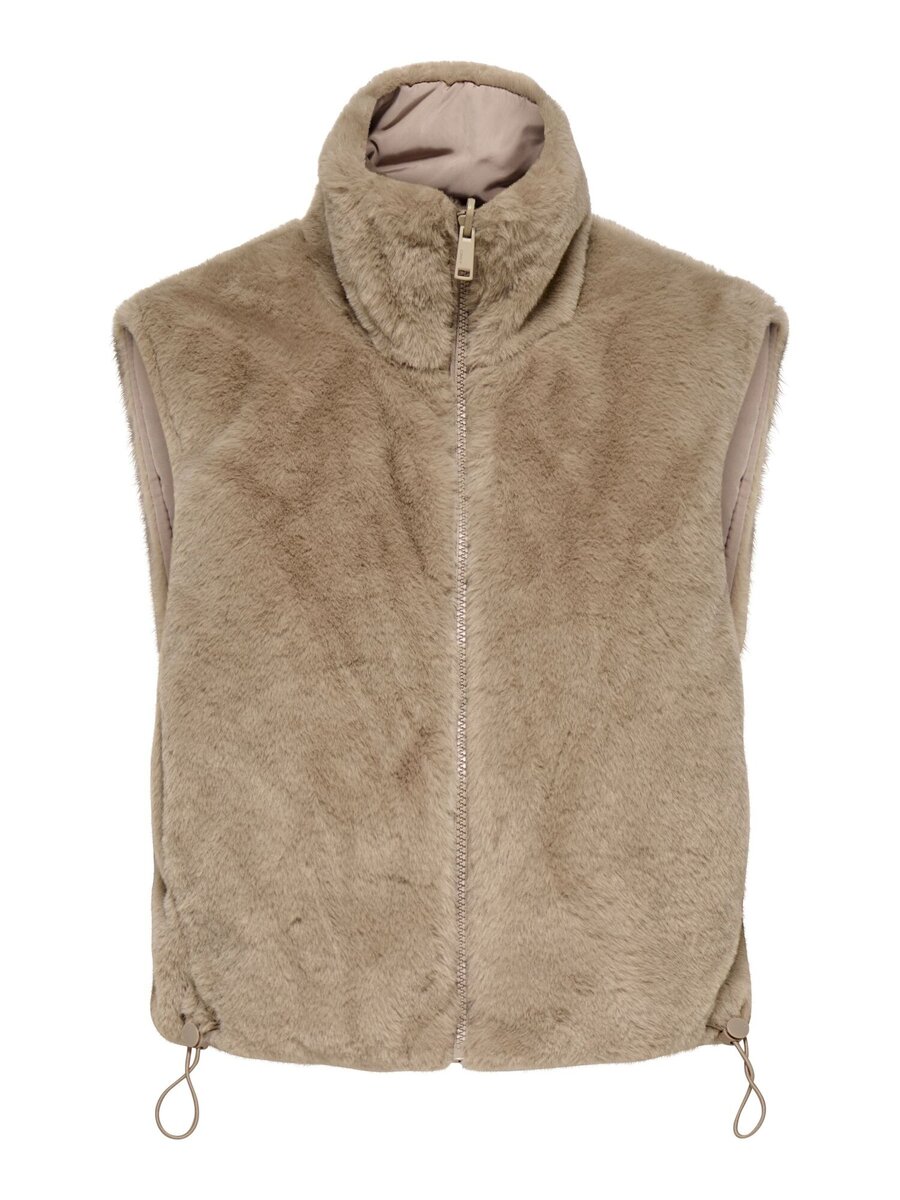 Gilet van het merk Only in het Zilver