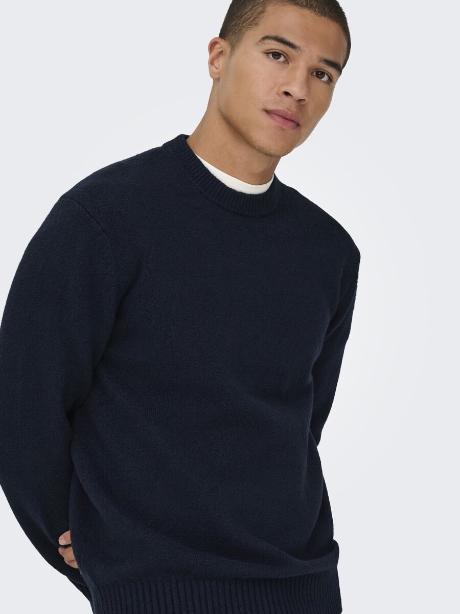 Pull van het merk Only & Sons in het Blauw