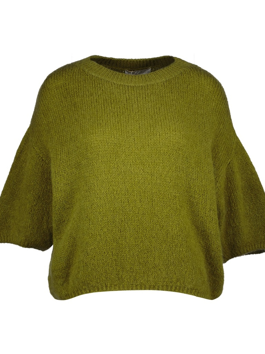 Pull van het merk Amelie&amelie in het Groen Pull van het merk Amelie&amelie in het Groen