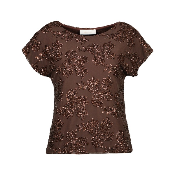 T-shirt van het merk Amelie&amelie in het Bruin T-shirt van het merk Amelie&amelie in het Bruin