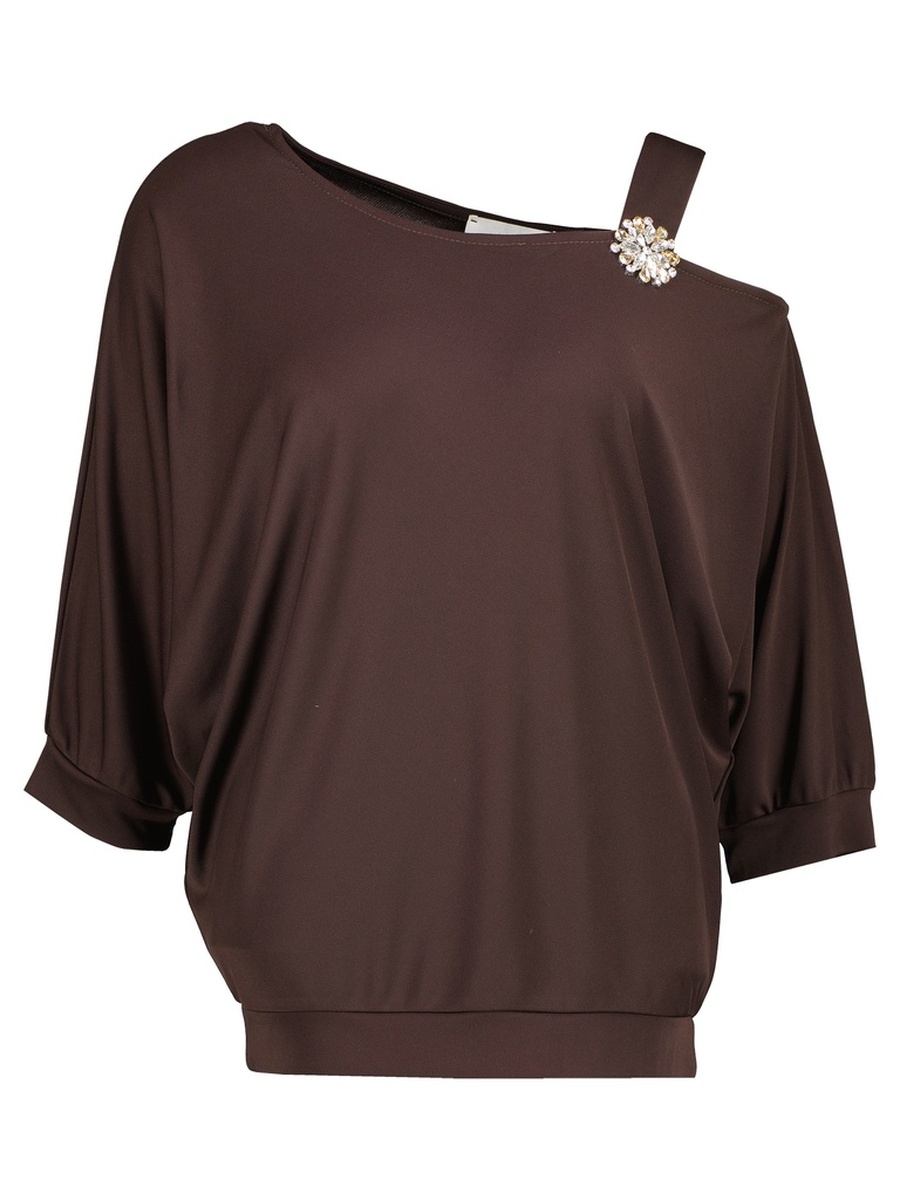 T-shirt van het merk Amelie&amelie in het Bruin T-shirt van het merk Amelie&amelie in het Bruin